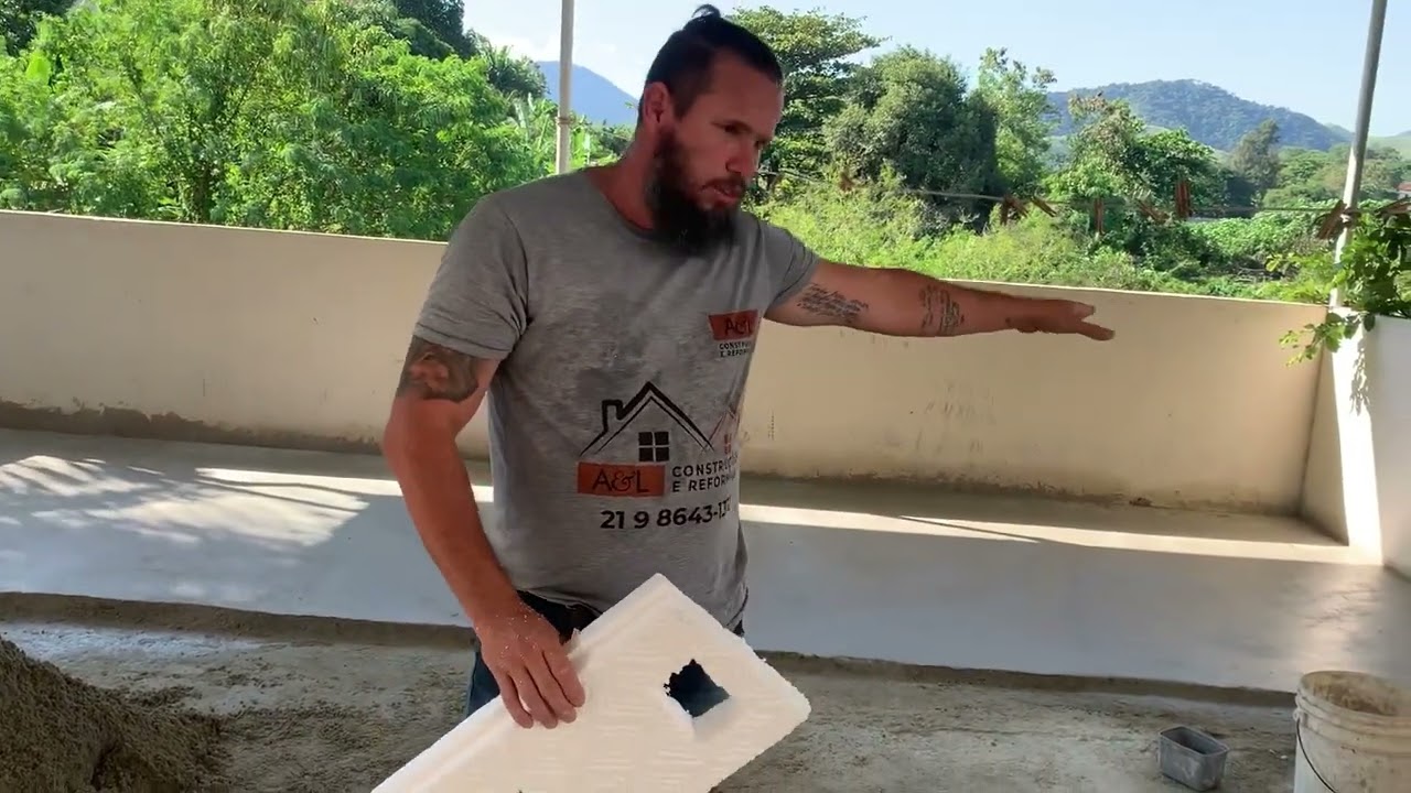 Pedreiro Faz Trabalho Sensacional na Laje. Contra Piso com Isopor. Parte 2