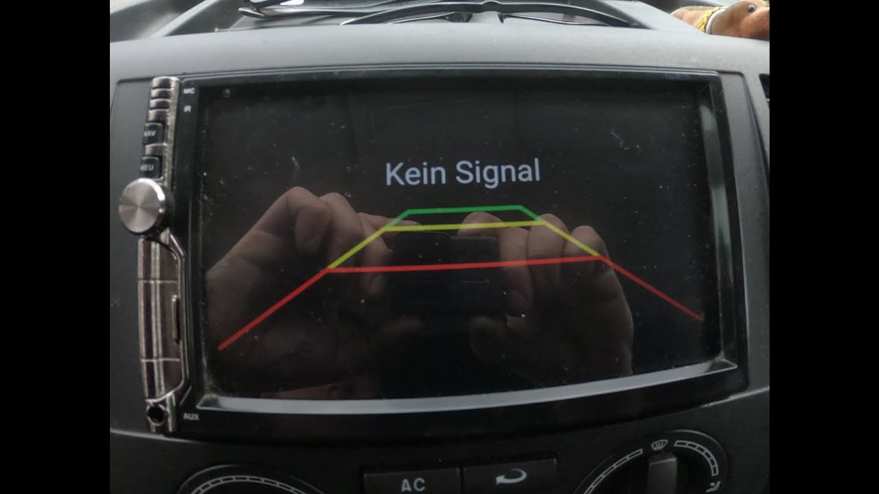 VW T5 Rückfahrkamera einbauen