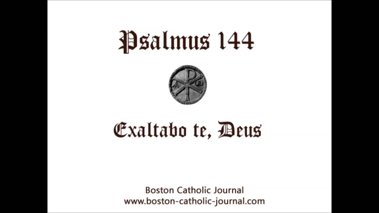Psalm 144 in Latin