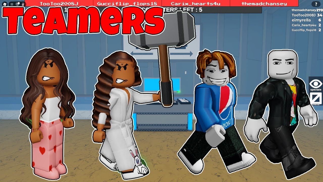 Going Against TEAMERS in Flee the Facility!!!