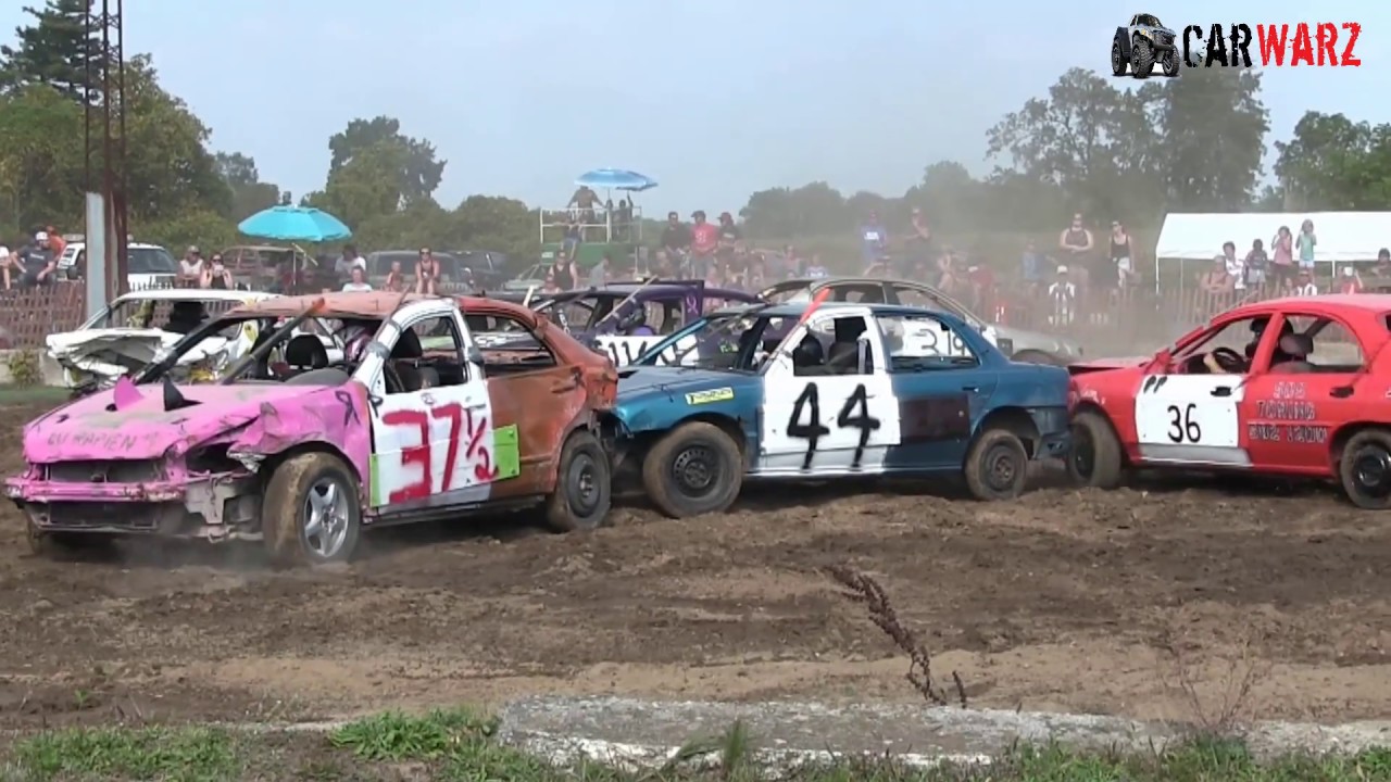 Womans Class Demolition Derby At Donnybrook Ontario Fair 2017 Camera 1