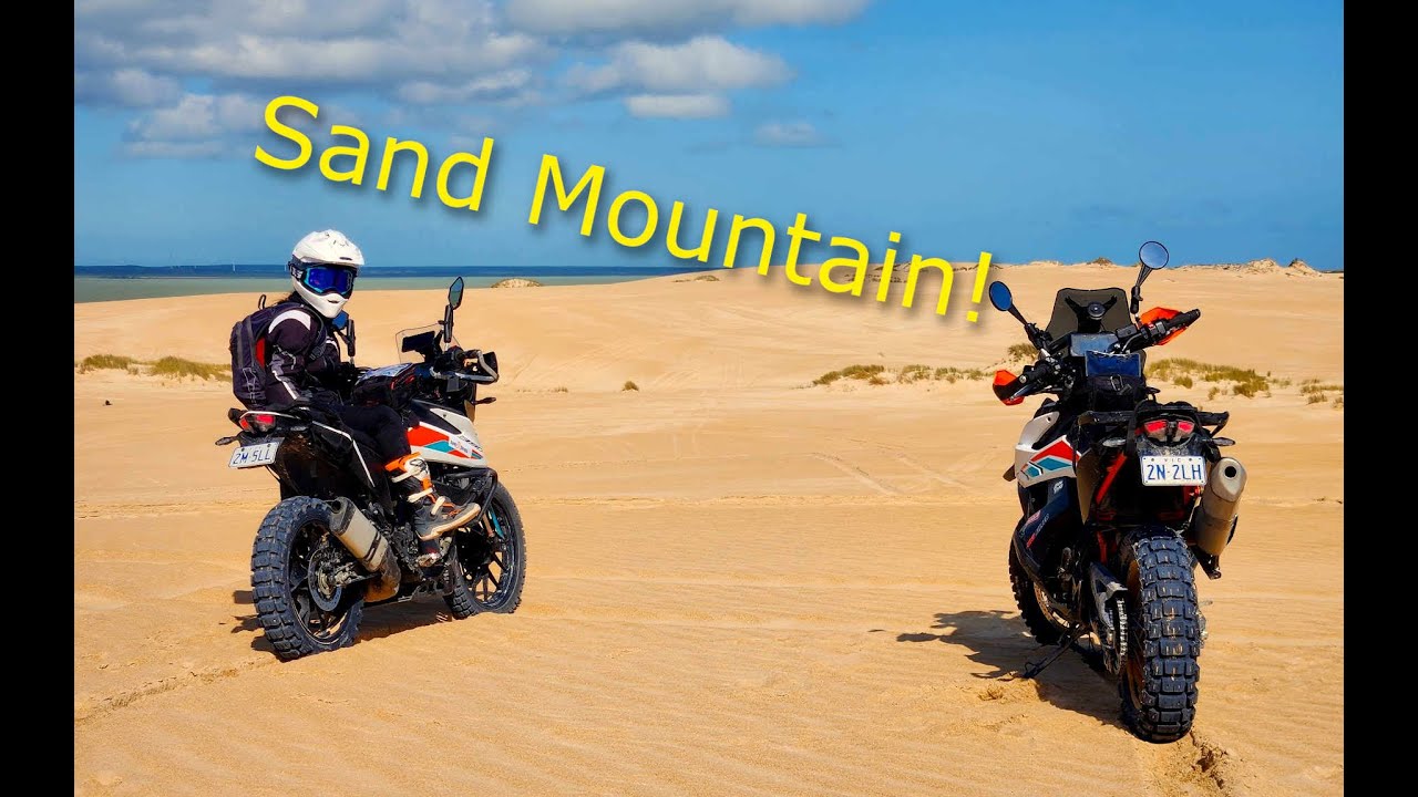 KTM 390 & 790 Adventure on a DUNE.
