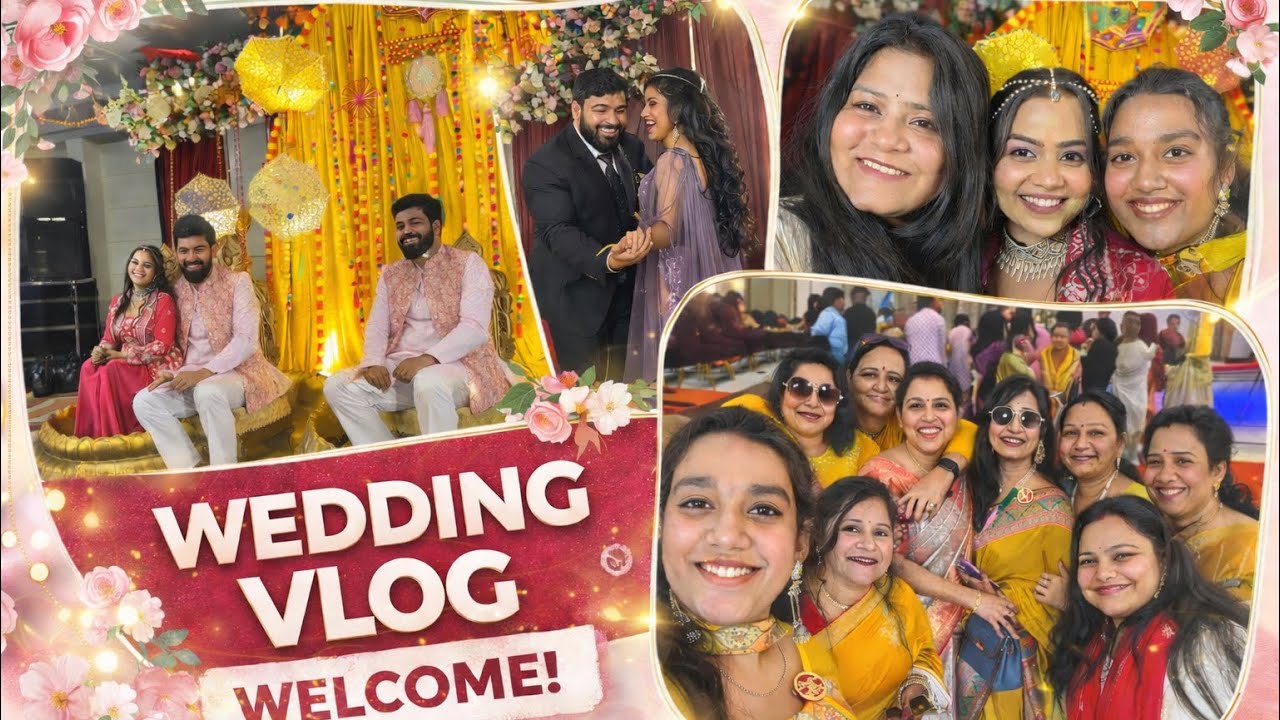 Indian Wedding Vlog | Haldi to Dance Night 💛