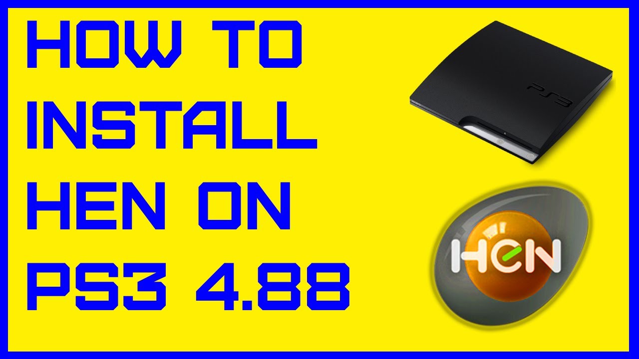 [PS3/TUT] How to install HEN on ps3 4.88 *Quick & Easy* 2021