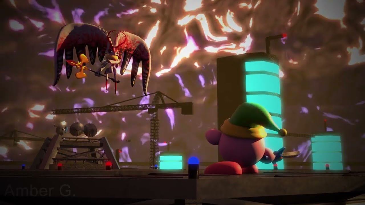 Kirby and the Forgotten Land Animated Wallpaper! (BLENDER)