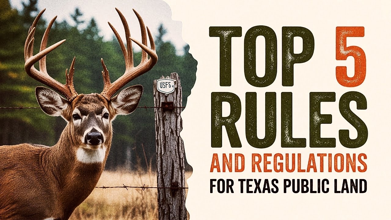 Top 5 Rules and Laws For Hunting Texas Public Land