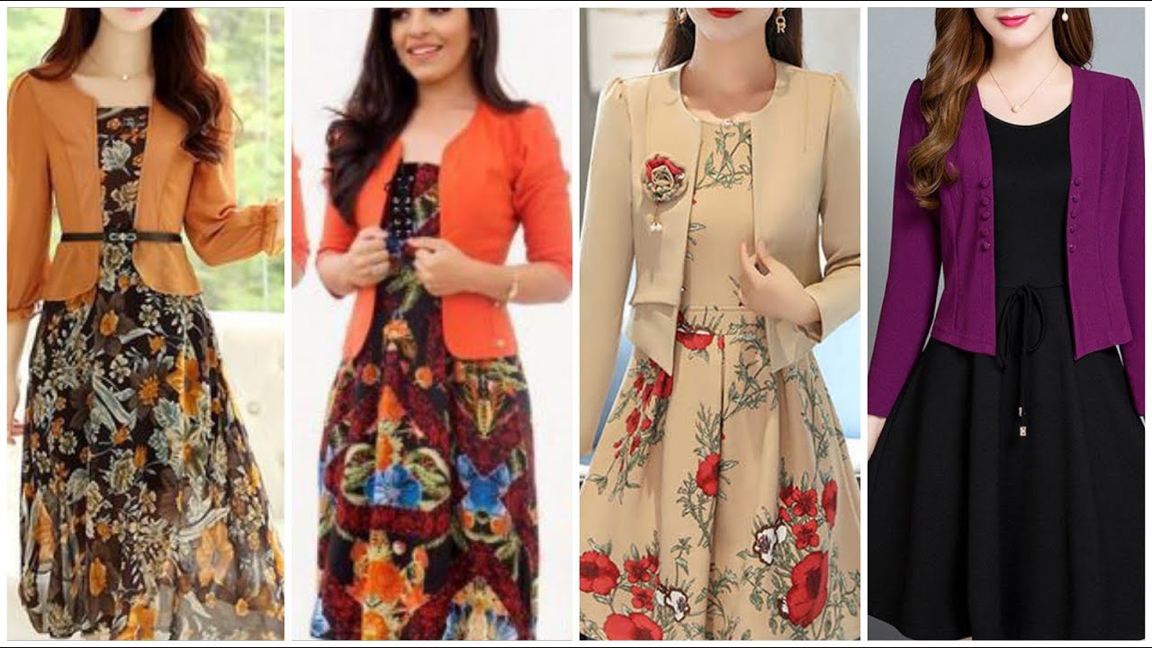 50 Gowns Shrugs Designs ||Top Beautiful Frock With Jackets Design||Frock Designs For Girls