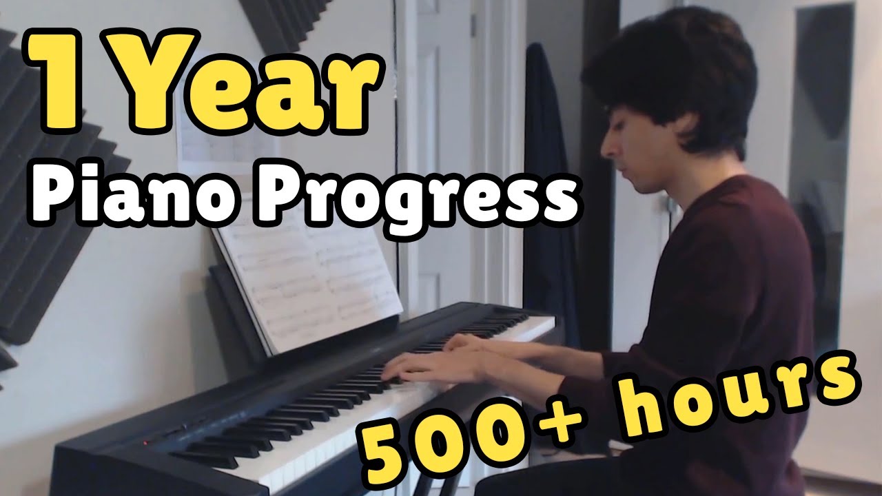 1 Year of Piano Progress | Adult Beginner