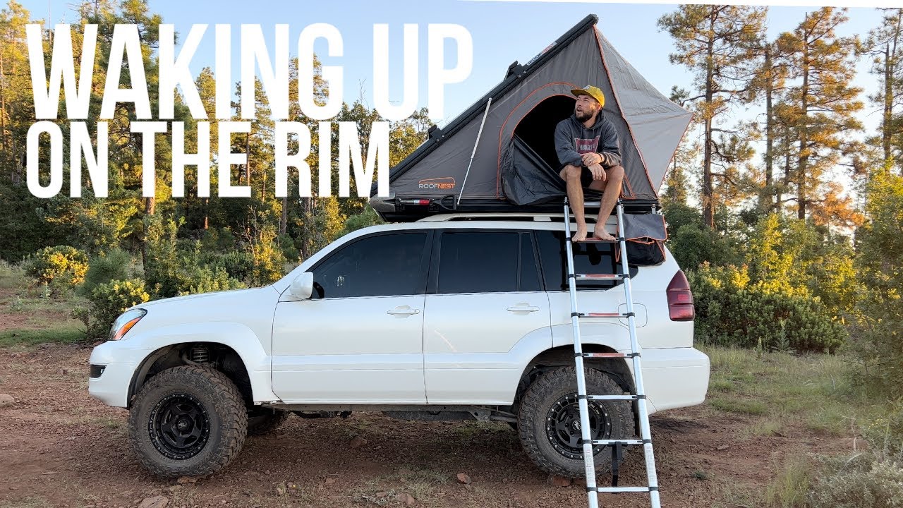 SOLO CAMPING THE MOGOLLON RIM IN A LEXUS GX470 (PEACEFUL)