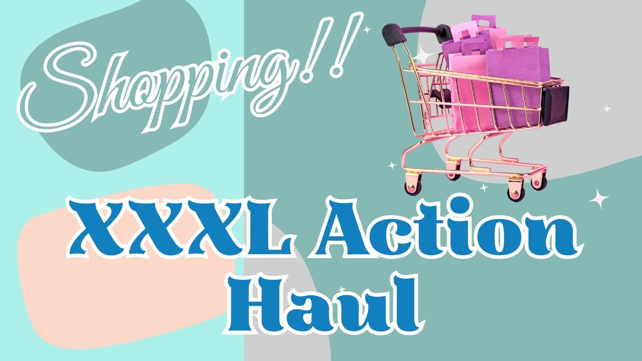 XXXL Action Haul | Eskalation | Mega Einkauf | small Business | by Christins Handmade #action #haul