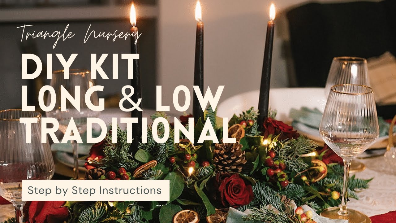 Christmas Floral Arrangement Tutorial: Festive Flowers for Your Holiday Table