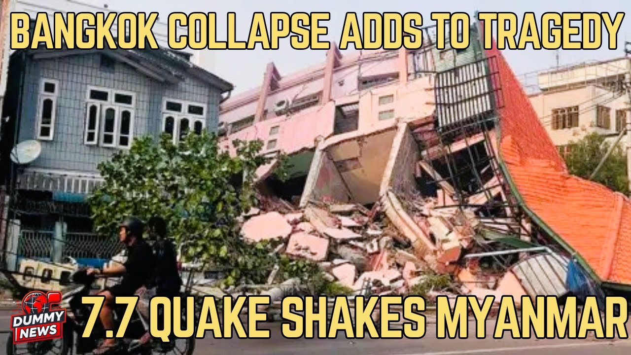 Mandalay Devastated: Powerful Quake and Aftershock Rock Myanmar and Thailand #breakingnews
