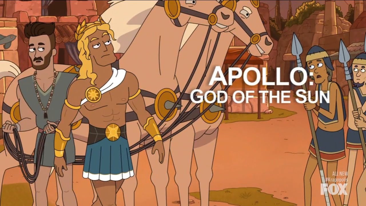 Ryan Eggold voice over Appolo on series Krapopolis SO1E16