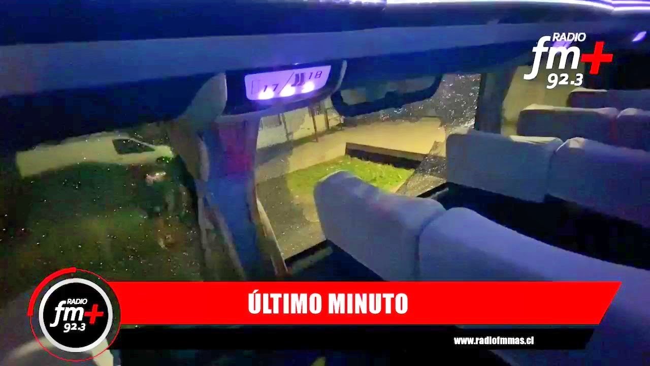 Sujetos dispararon contra bus interprovincial lleno de pasajeros en #Talca