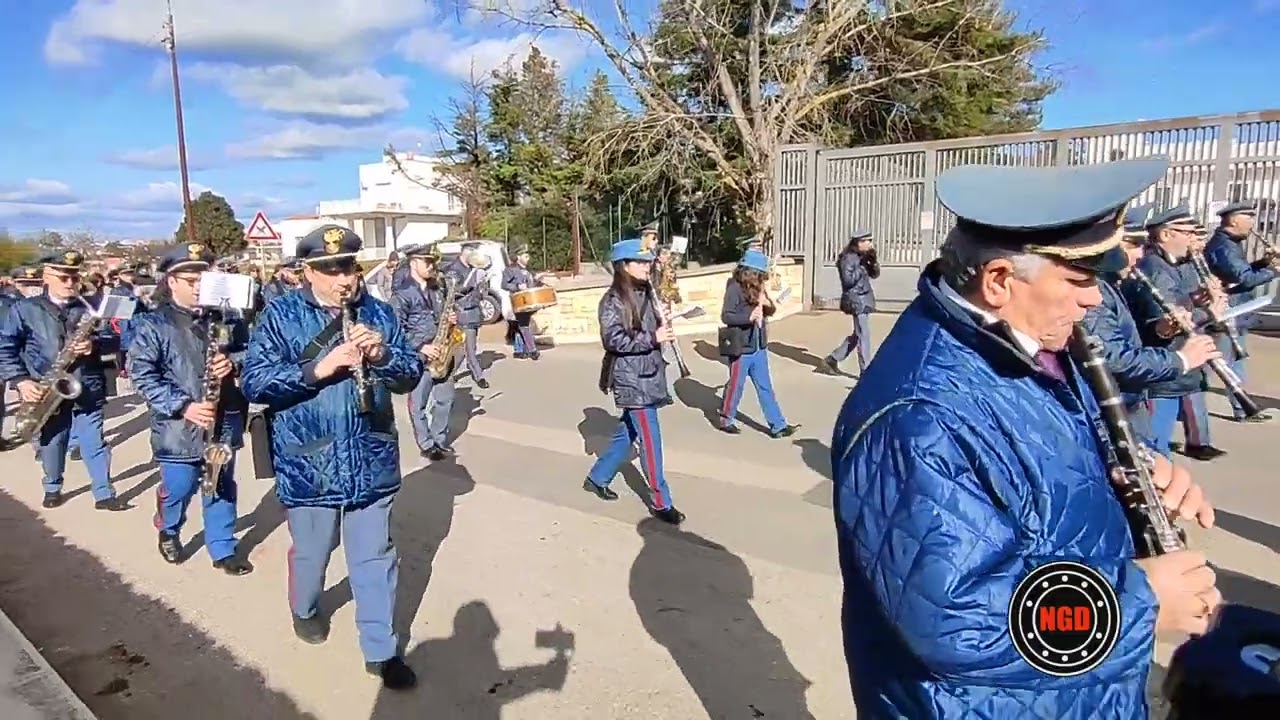 Marcia Ticinese Banda di Castellana APS 28/1/24 Castellana Processione S Maria Vetrana