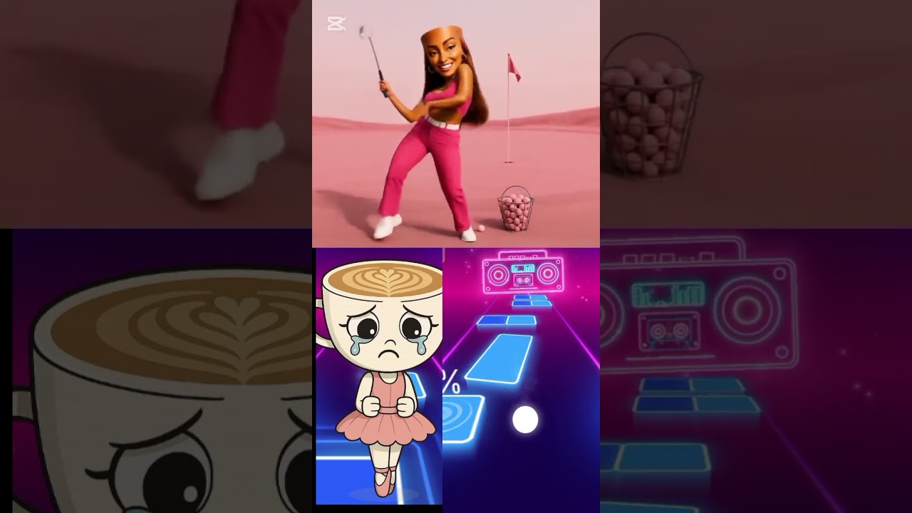 Ballerina Cappuccino Dance 🎀 | Tiles Hop Game Play #6178 #musicgame #tileshop #tileshot #rhythmgame