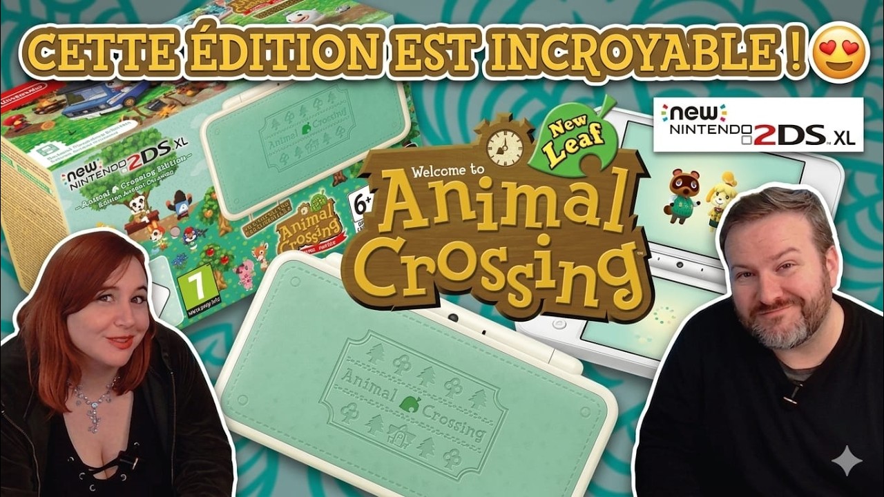 Unboxing console NEW 2DS XL ANIMAL CROSSING NINTENDO 😍