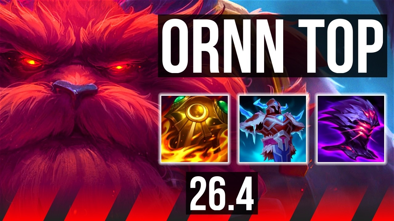 ORNN vs RENEKTON (TOP) | Good KDA: 6/1/8 | KR Master | 26.4