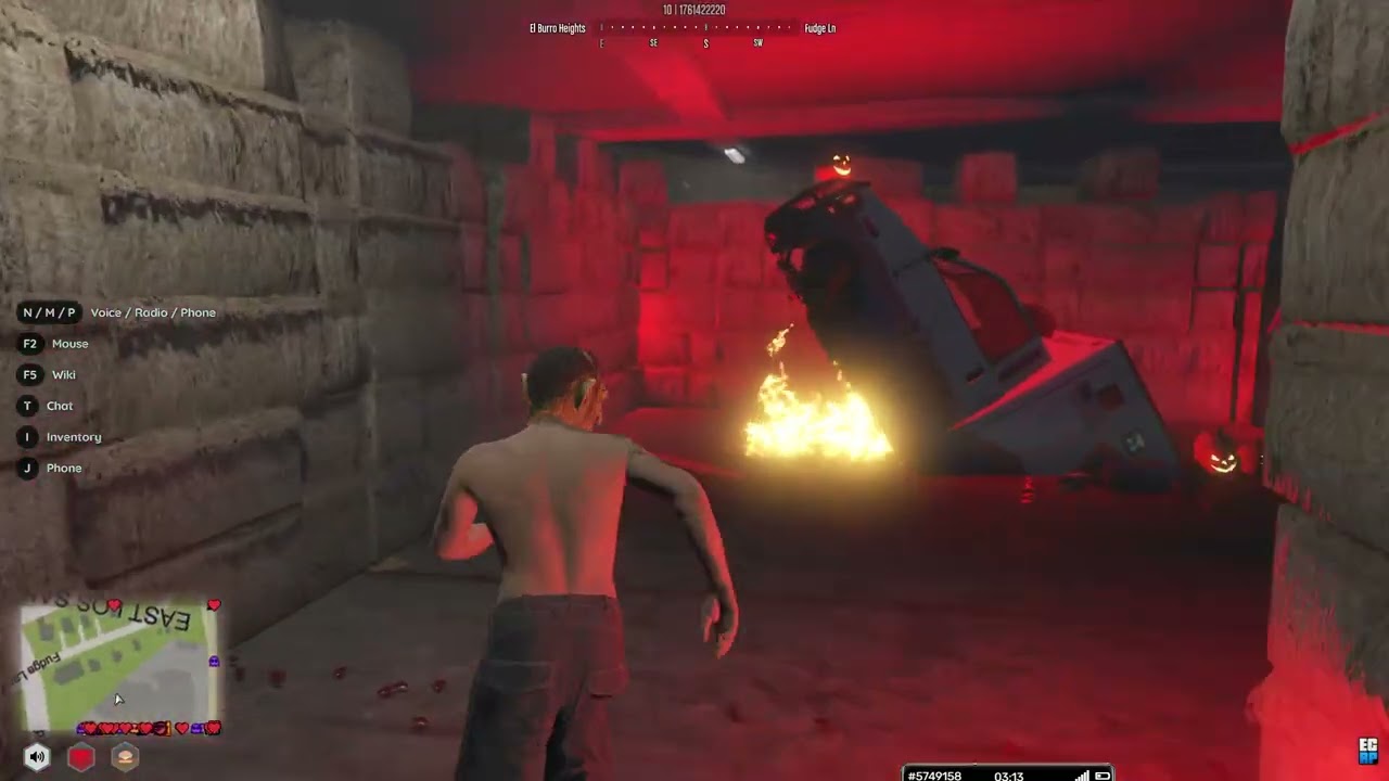 Halloween Event participation Maze  | Eclipse Roleplay | Mike Costigan | GTA V
