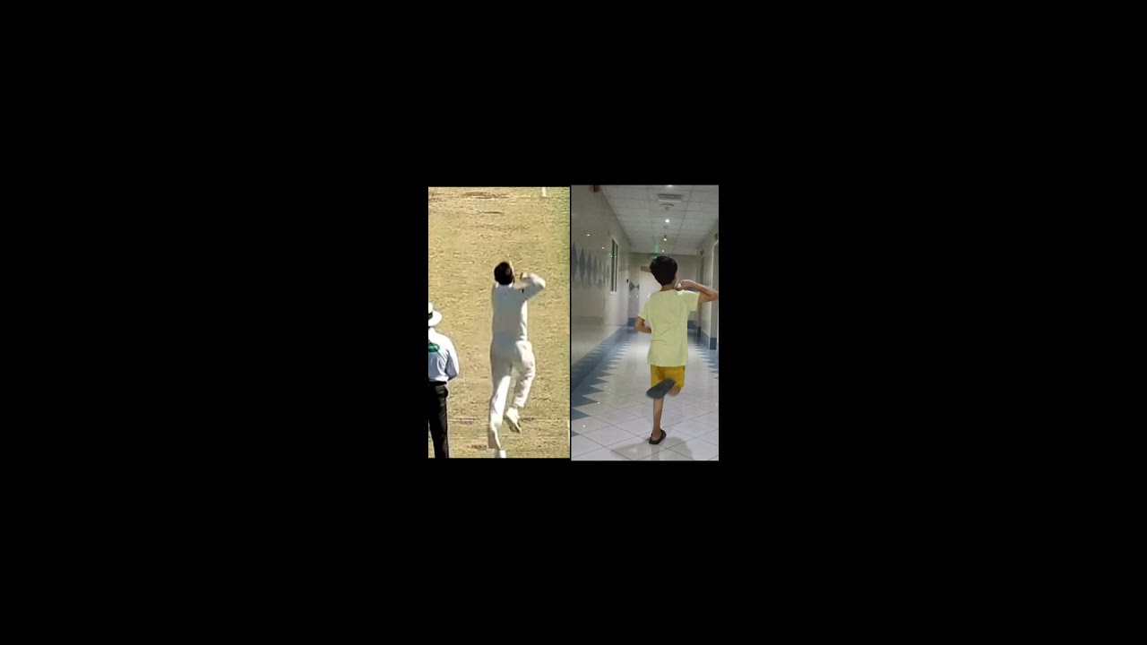 Virat Kholi Bowling action copy 🔥❤️ #shorts #cricket