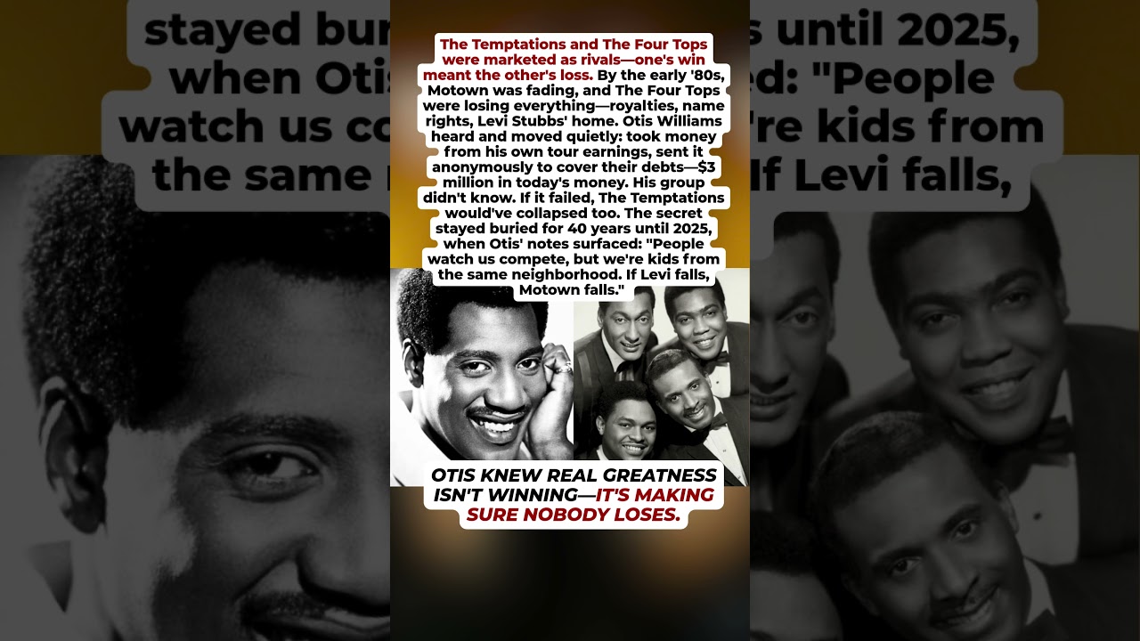 THE DEBT THE FOUR TOPS COULDN'T PAY — UNTIL THEIR RIVAL PAID IT ANONYMOUSLY