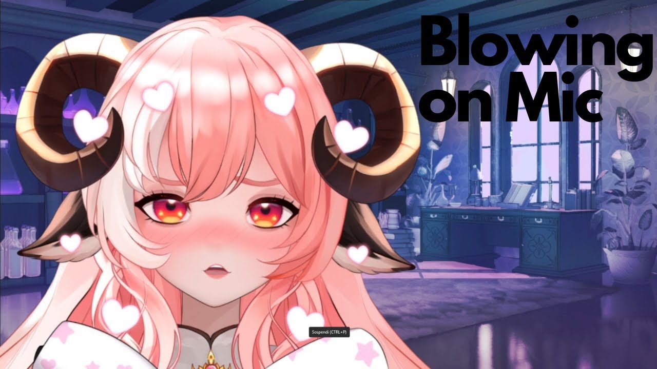 ASMR Slowly Blowing on the Mic