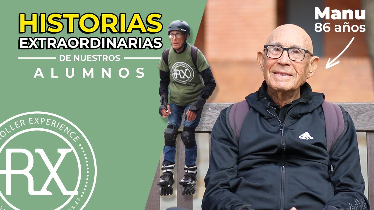 Aprende a patinar a los 79 años, sigue patinando a los 86, | Historias Extraordinarias ❤️ ROEX
