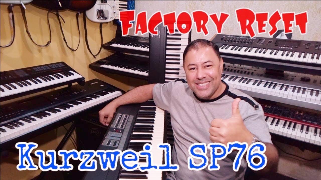 Factory Reset Kurzweil SP76, SP88 e SP88X! #factoryreset #kurzweilsp76 #kurzweilsp88 #kurzweilsp88x