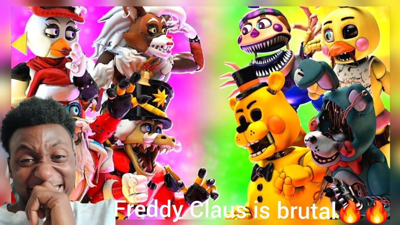 [SFM Fnaf] Christmas Security Breach vs Hoaxes Animation Time reaction 