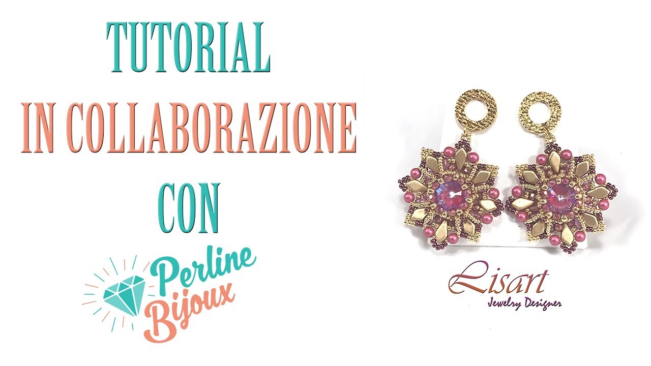 TUTORIAL ORECCHINI SANREMO! IN COLLABORAZIONE CON PERLINEBIJOUX! DIY TUTORIAL SANREMO EARRINGS! 💐