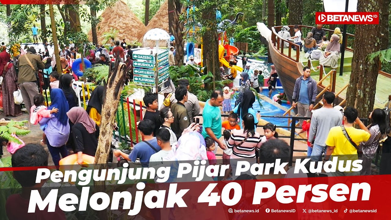 Pengunjung Pijar Park Kudus Melonjak 40 Persen