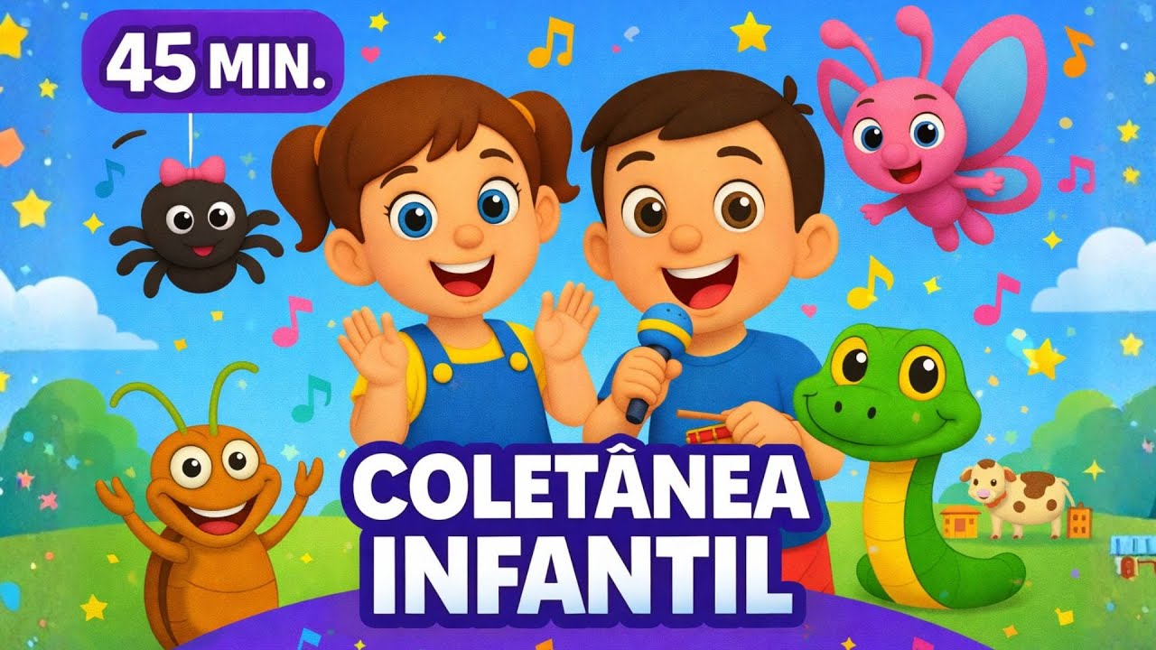 Coletânea Infantil – 45 Min de Músicas infantis | Dedé e Bubu Show