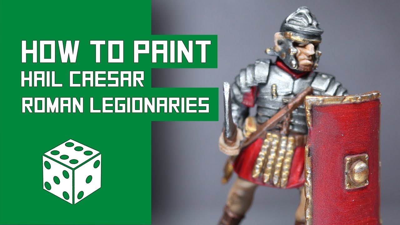 How To Paint Early Imperial Roman Legionaries - Warlord Games Hail Caesar Tutorial