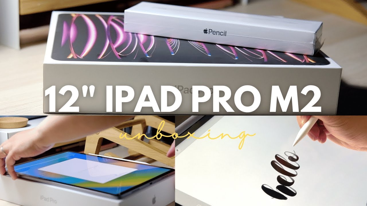 iPad Pro 12.9 M2 Unboxing + Paperlike