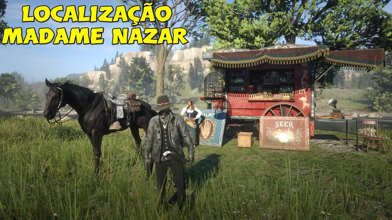 MADAME NAZAR - LOCALIZAÇÃO RED DEAD ONLINE - HOJE 31/01/2026 - MADAM NAZAR - LOCATION