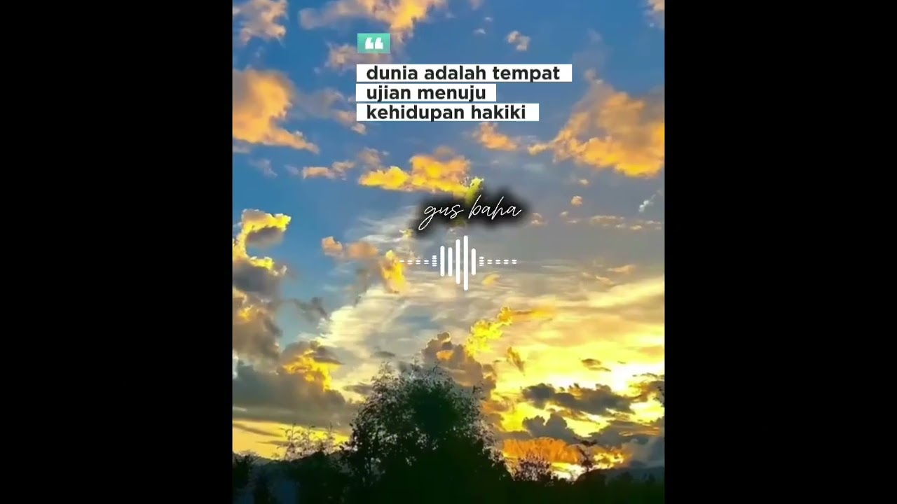 Bersabar dalam ujian karena didunia .