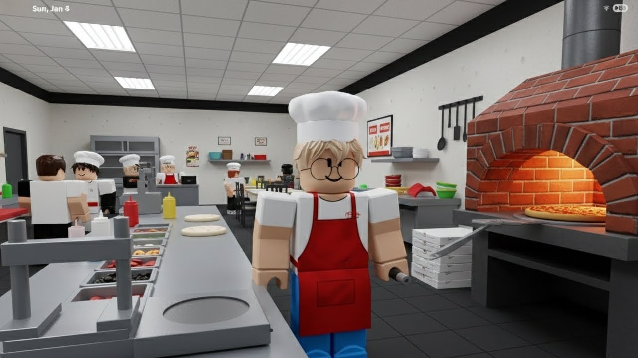 I got to work at a Pizza place