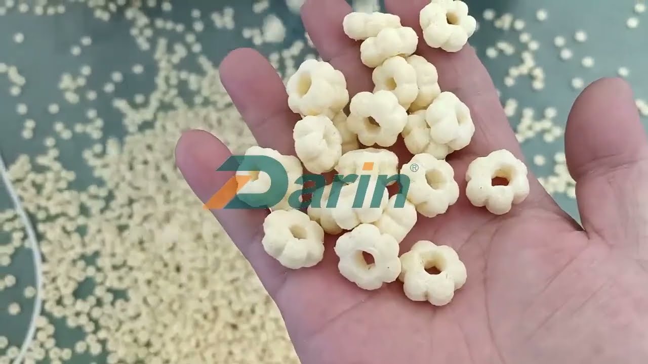 How the twin screw extruder machine making corn snacks？