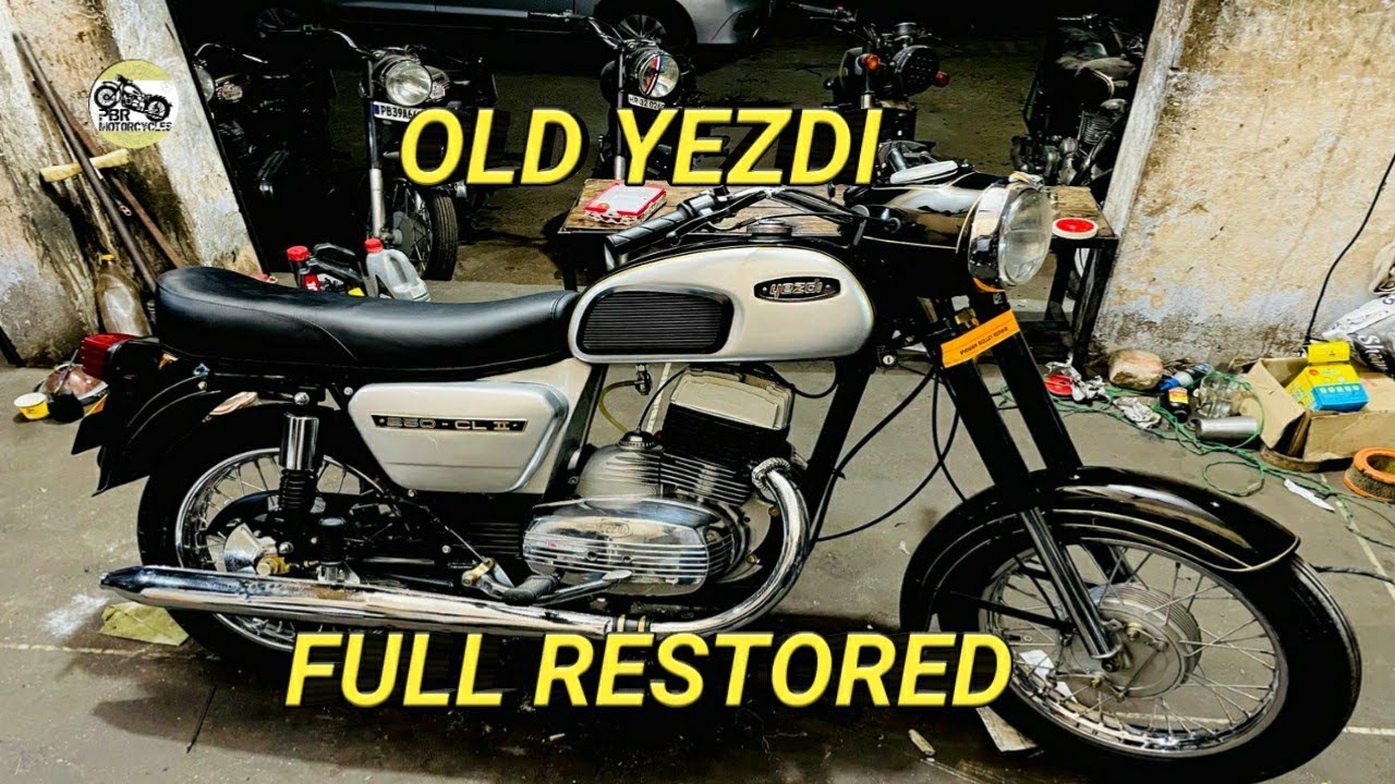 Old Yezdi D250 Classic1983 Model Full Restored | PBR Motorcycles