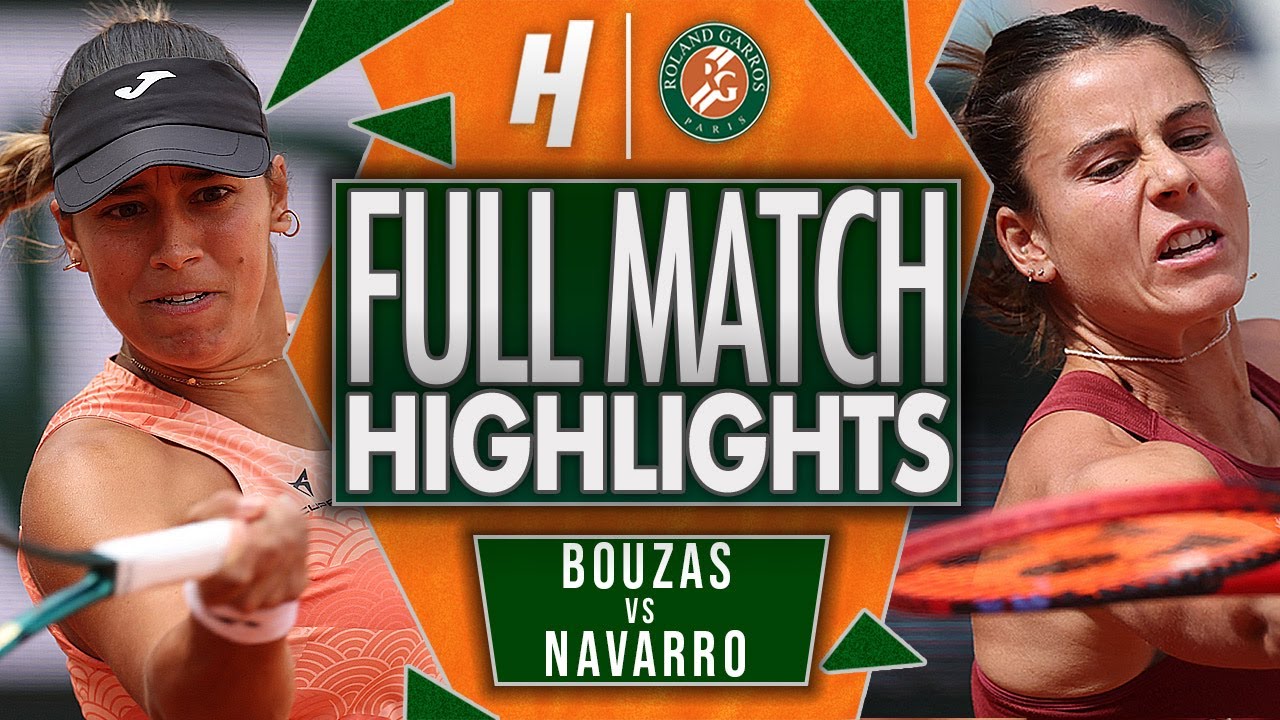 Jessica Bouzas Maneiro vs Emma Navarro - FULL Match Highlights | Roland Garros 2025