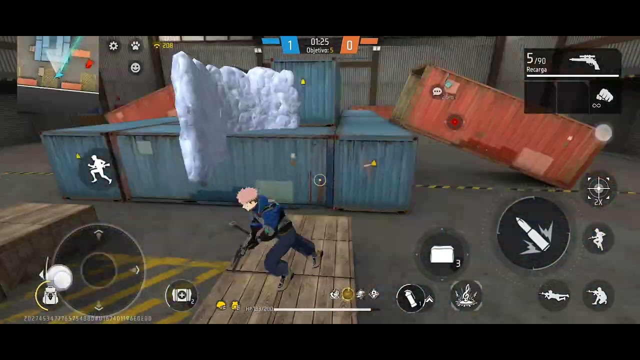 Jugando free frire qué quieren que haga videos de roblox o de free frire 