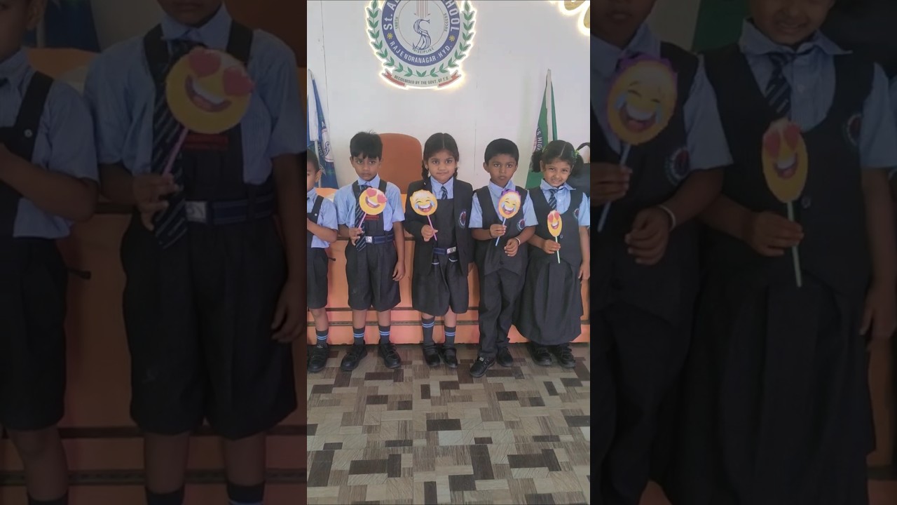World Emoji Day Celebrations @ #stadamshighschool Pre primary students