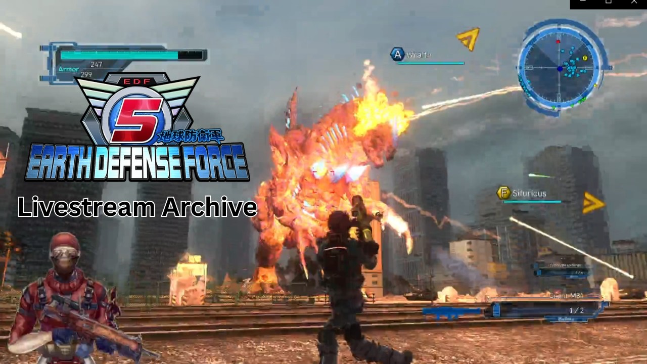 Earth Defense Force 5 w/ Jet & The Bois Part 2: Livestream Archive