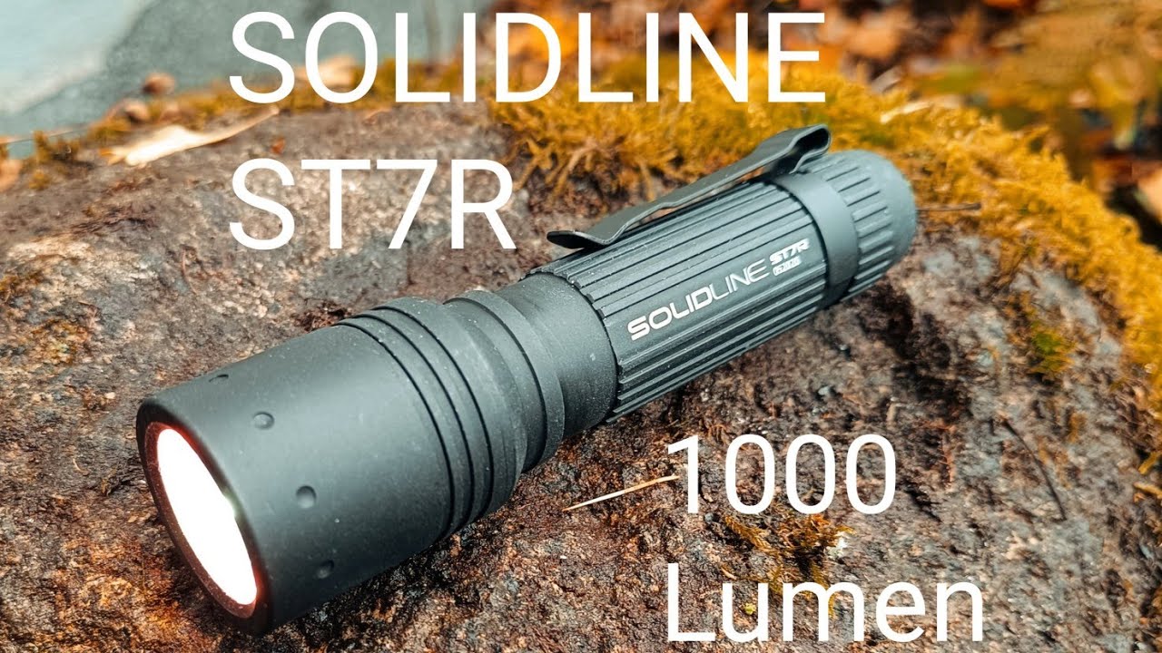 Was taugt die Solidline ST7R aus dem Obi? designed by LED Lenser Led Taschenlampe Review Beamshots..