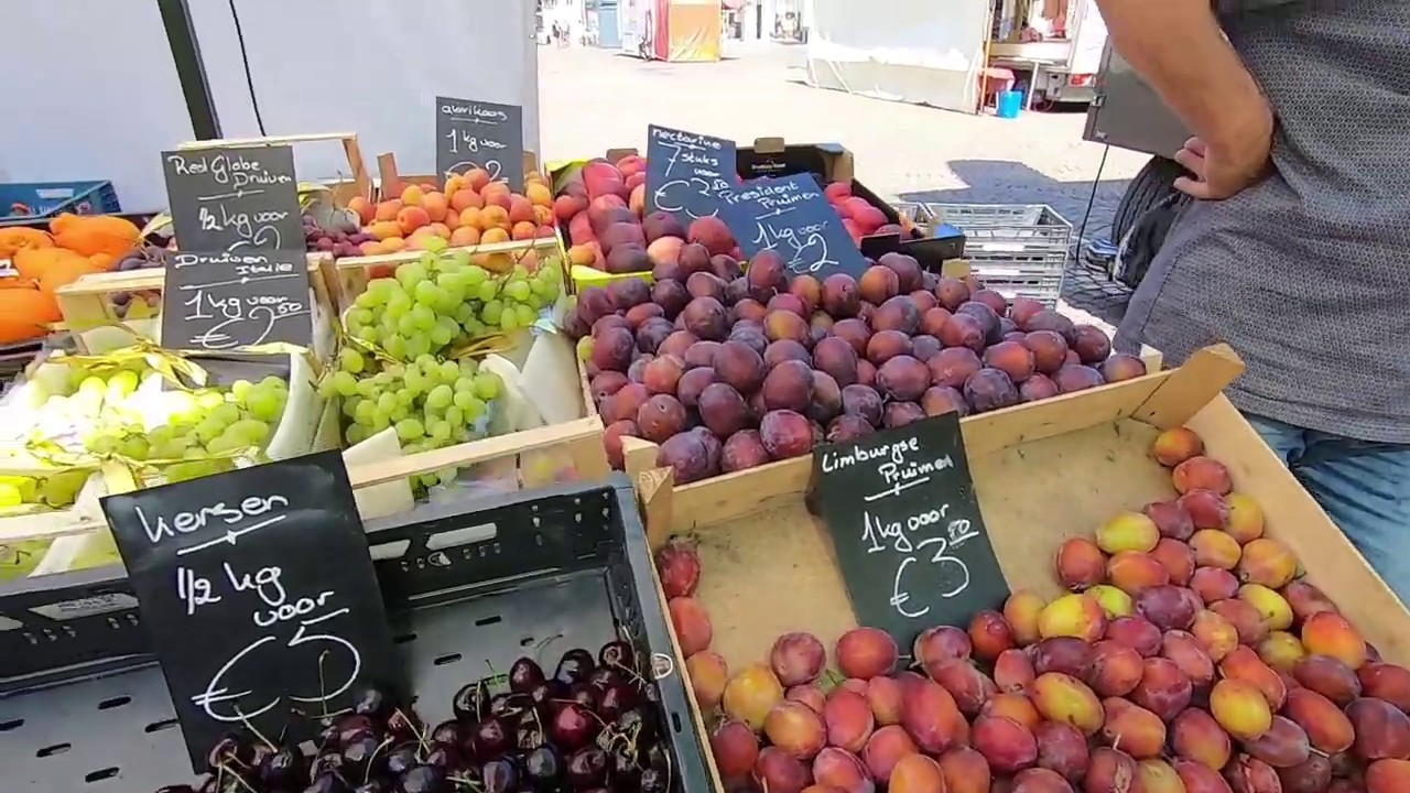 Maastricht weekly market shopping Netherlands 🇳🇱 // Maastricht Saturday market shopping