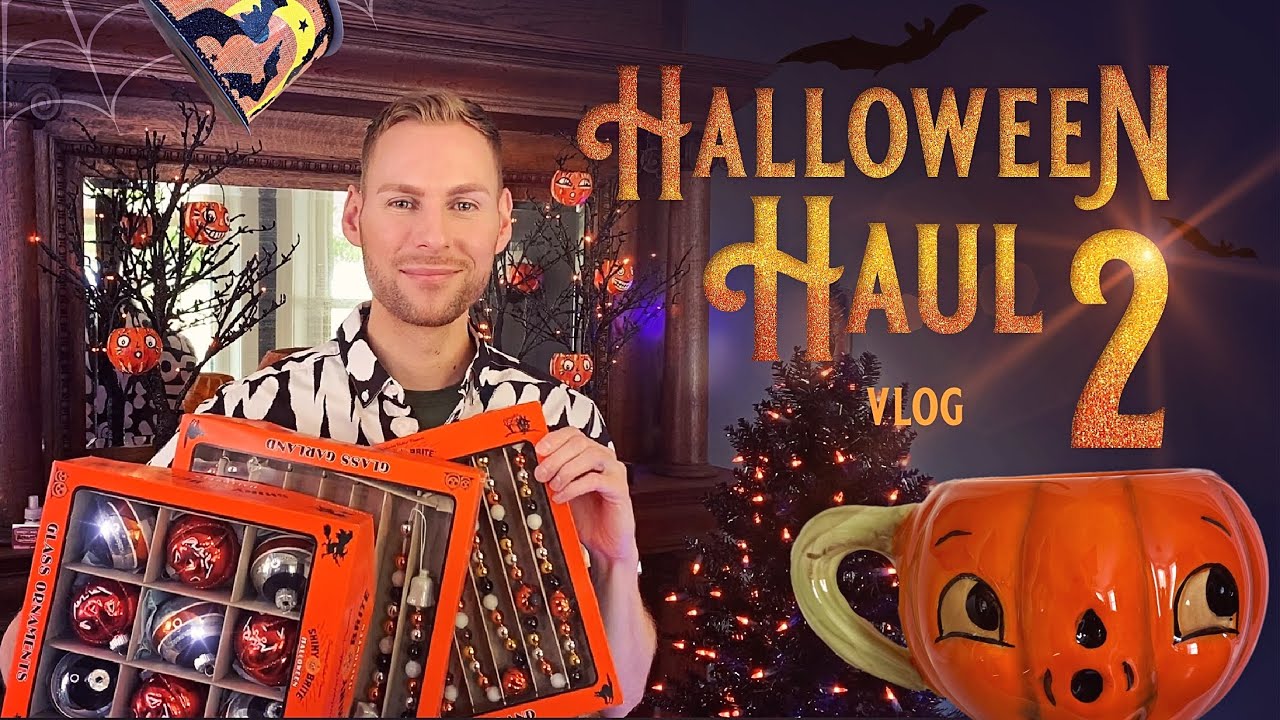 HomeGoods Halloween Haul 2! Halloween Decorations Vlog - Halloween Store Finds - Johanna Parker