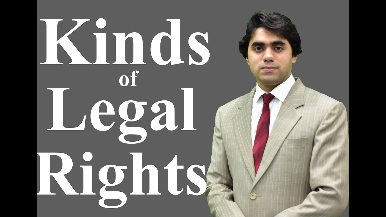 Kinds of Legal Rights - Kinds of Rights - Rights and Duties - Video Lecture by Wajdan Bukhari