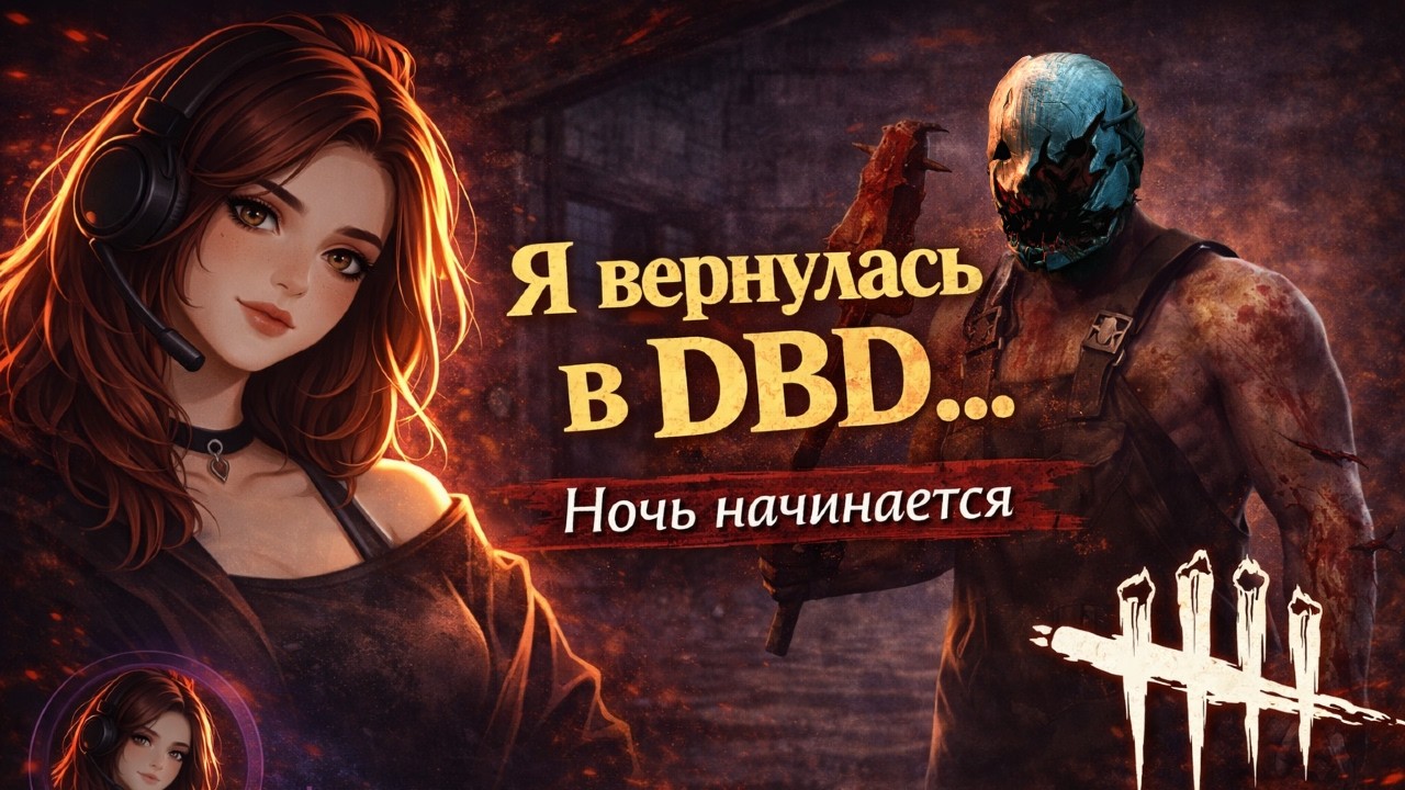 СТРИМ😍❤️‍🔥 Послушаем твою музыку, пообщаемся и весело проведем время😊 Девушка стримит DBD👻🔪 SHORTS