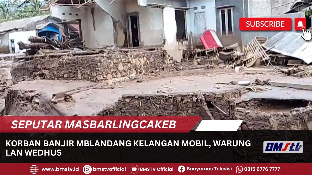 KORBAN BANJIR MBLANDANG KELANGAN MOBIL, WARUNG LAN WEDHUS