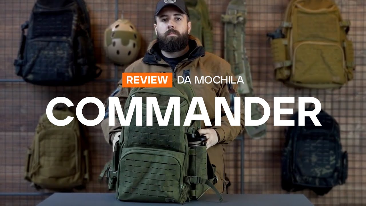 Review da Mochila Tática Commander | INVICTUS
